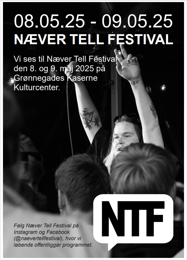 Næver Tell Festival 08. maj kl. 16:00